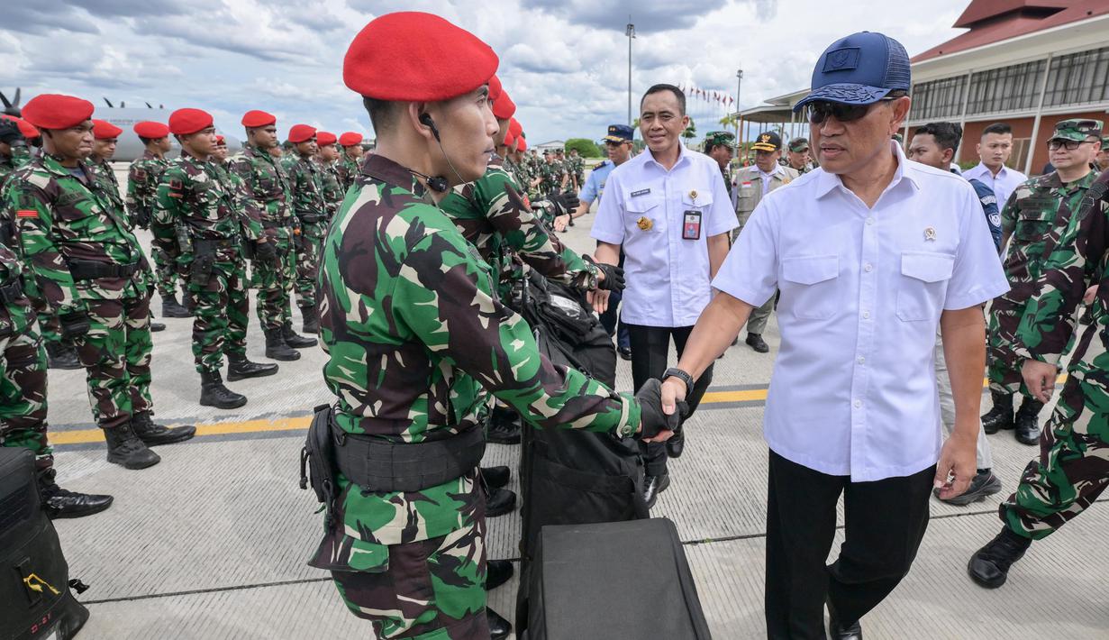 Bantuan tersebut senilai US$1 juta. (BAY ISMOYO/AFP)