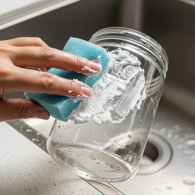 Cuci Stoples dengan Baking Soda