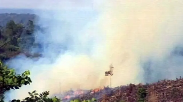 [VIDEO] Pekanbaru Diselimuti Asap