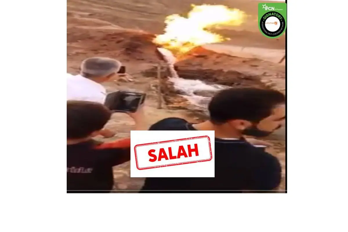 Cek Fakta video sumur air dan api di Mekkah