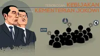 Aksi para menteri Jokowi