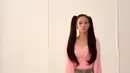 Jisoo BLACKPINK terlihat imut dengan rambut panjang yang ditata double high ponytail [@sooyaaa__]