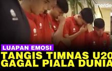 VIDEO: Tangisan Skuad Timnas, Kecewa Indonesia Batal Jadi Tuan Rumah Piala Dunia U20