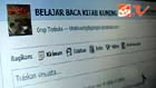 Mengajar Agama Lewat Facebook