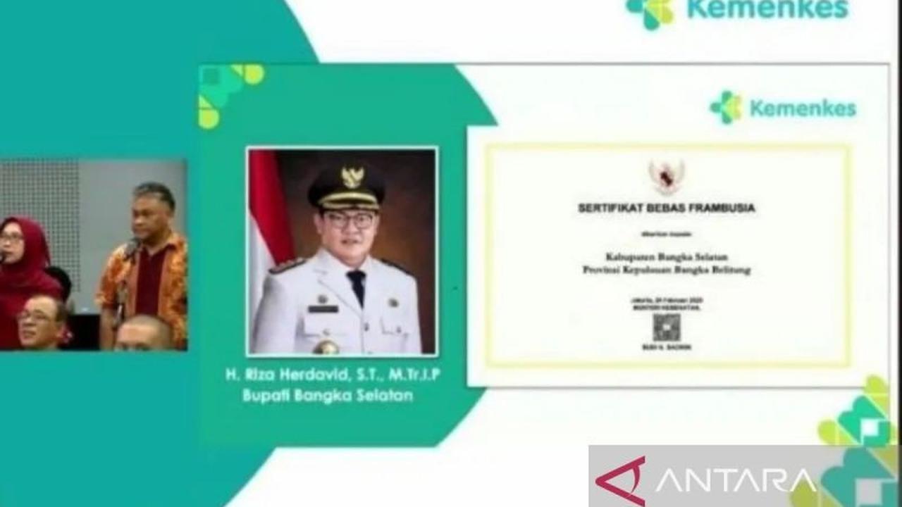 Kabar Gembira! Bangka Selatan Bebas Frambusia, Penyakit Kulit Menular yang Terabaikan