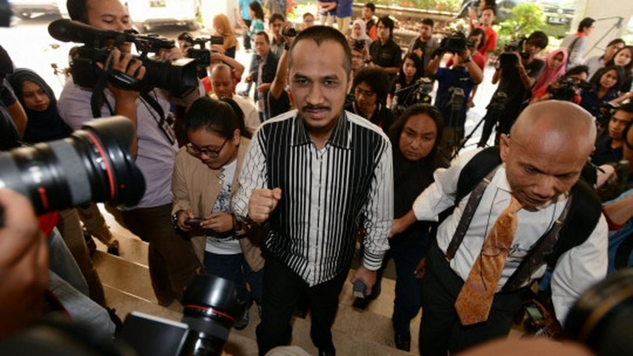 Gaya santai Abraham Samad datangi Bareskrim