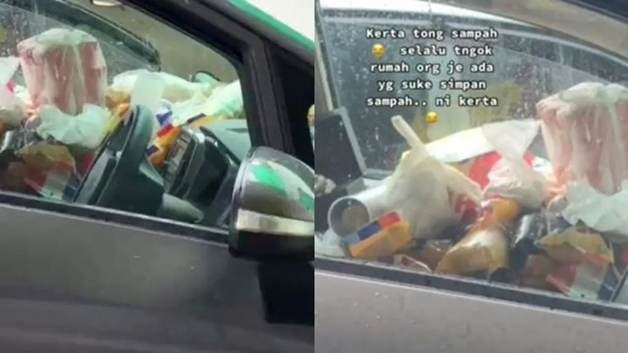Pemilik Terlalu Jorok, Mobil Ini Dipenuhi dengan Banyak Sampah