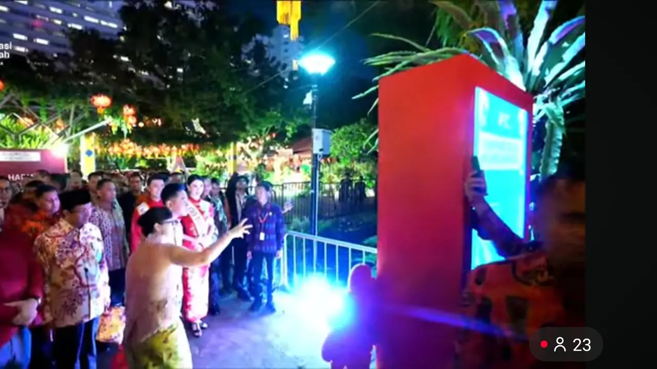 Wakil Presiden (Wapres) RI Gibran Rakabuming Raka menghadiri Puncak Perayaan Imlek Nasional Tahun 2026 di Lapangan Banteng, Jakarta Pusat, Sabtu (28/2/2026) malam (Istimewa)