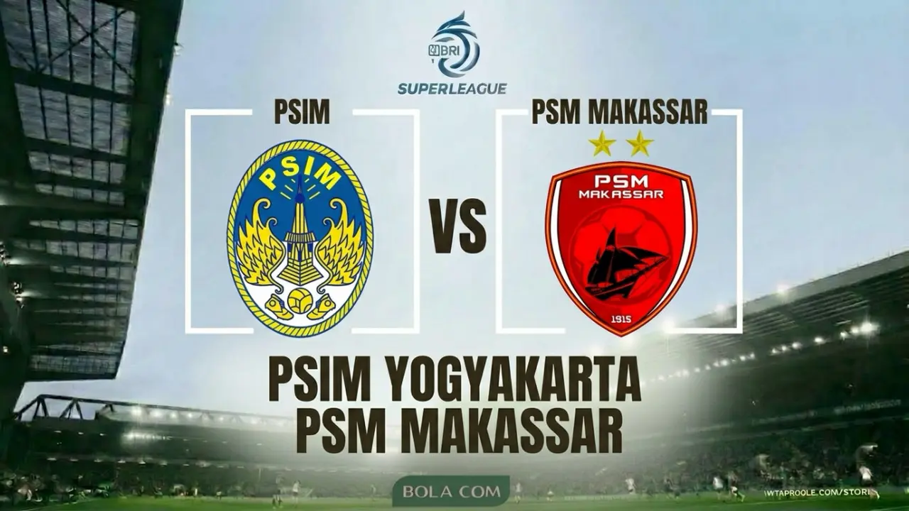 Ilustrasi PSIM Yogyakarta Vs PSM Makassar
