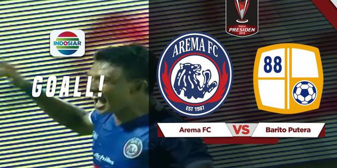 VIDEO: Gol Menit Akhir Dedik Setiawan yang Selamatkan Arema dari Kekalahan