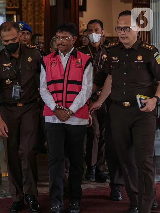 Selain itu, Kejagung juga telah menggeledah rumah dinas dan kantor Kominfo. (Liputan6.com/Faizal Fanani)