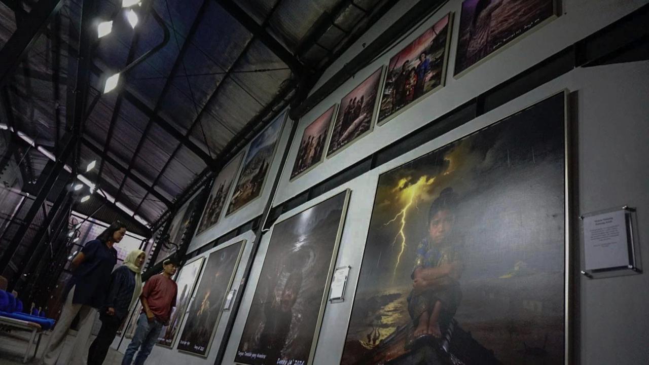 FOTO: Pameran Lukisan Refleksi Krisis Ekologi Nusantara di Bulan Ramadan