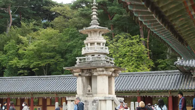 Kuil Bulguksa,  di Gyeongju, Korea Selatan. (Xinhua/Yao Qilin)
