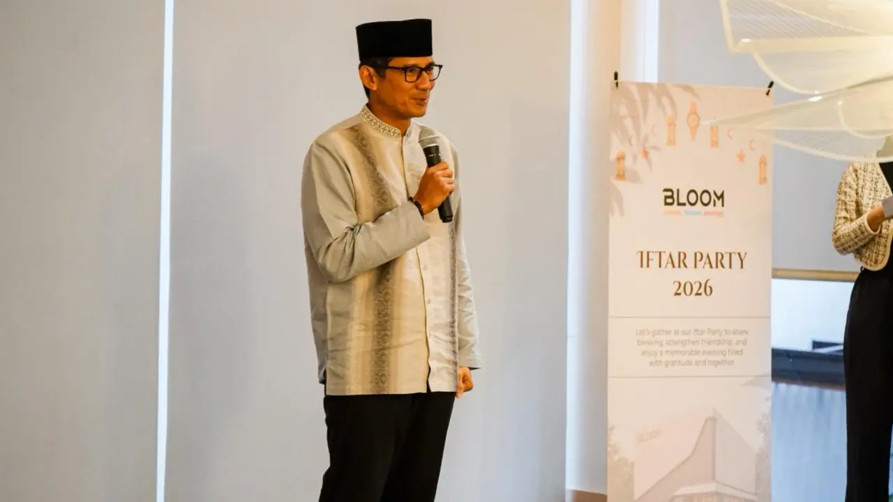 Sandiaga Uno hadir dalam buka puasa bersama Bloom Group. (Istimewa)