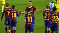Fakta-Fakta Menarik Setelah Laga Liga Spanyol Barcelona Vs Villarreal: Messi dan Ansu Fati Masuk Buku Sejarah