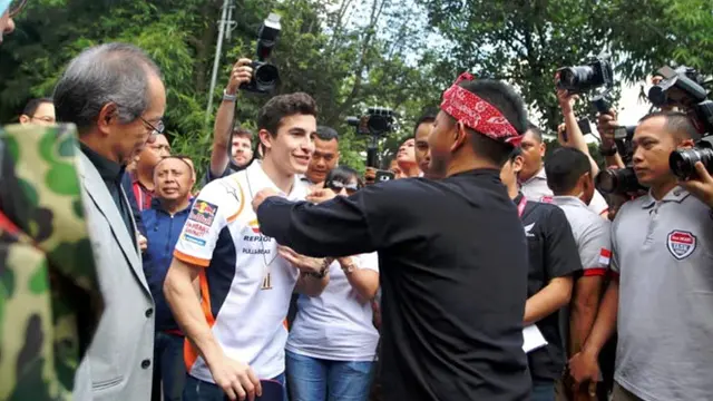 Marc Marquez Beberkan Rahasia Jadi Pebalap MotoGP Sukses di Arena Honda Sport Motorshow