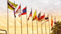 Ilustrasi bendera negara anggota ASEAN. (Gambar oleh Thuận Tiện Nguyễn dari Pixabay )