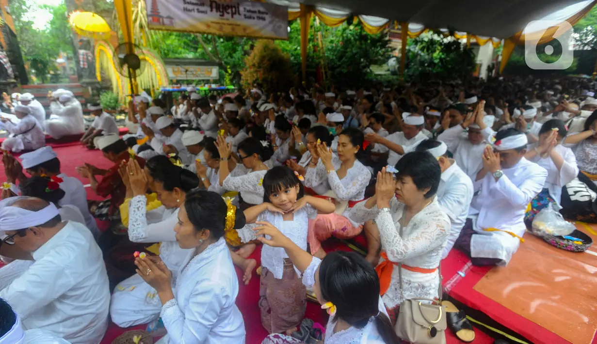 Tawur Agung Kesanga merupakan rangkaian perayaan Hari Raya Nyepi Tahun Baru Saka 1946. (merdeka.com/Arie Basuki)