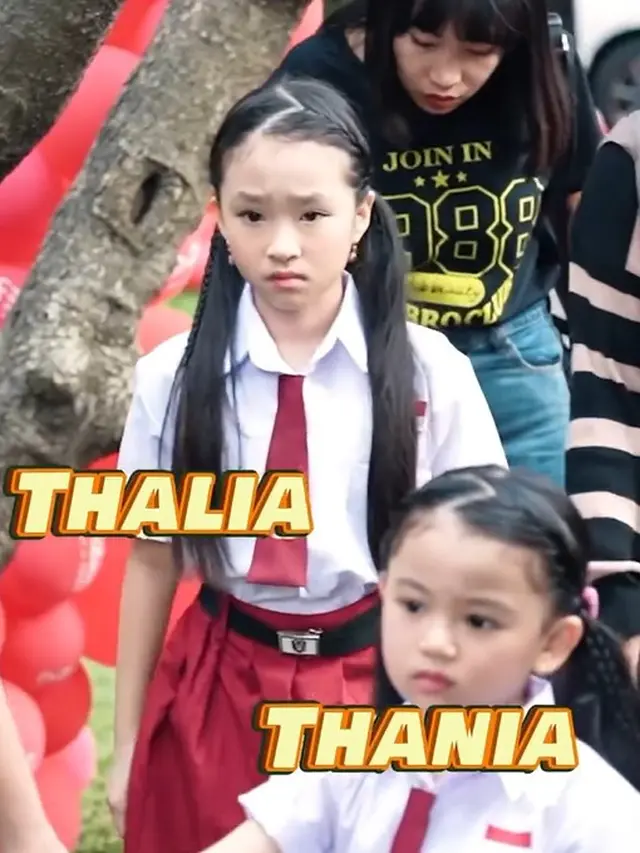 Anak artis pakai seragam SD (Instagram/falconpictures)