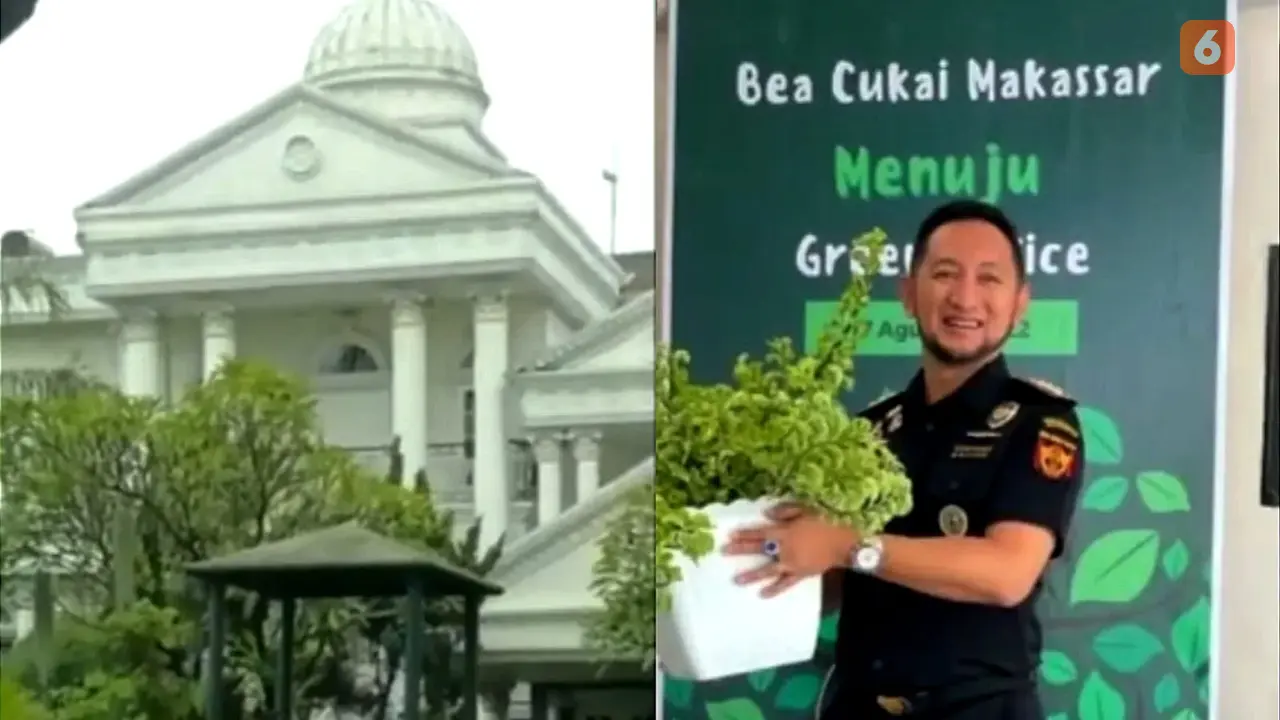 Rumah mewah Kepala Bea Cukai Makassar Andhi Pramono (Liputan6.com/Fauzan)