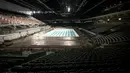 Paris La Defense Arena dijadwalkan menjadi tuan rumah renang pada Olimpiade 2024. (AP Photo/Thomas Padilla)