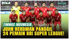Pelatih Timnas Indonesia John Herdman mengumumkan 41 pemain skuad sementara untuk FIFA Series 2026 pada Senin (9/3/2026). Sebanyak 24 pemain berasal dari BRI Super League, sementara sisanya datang dari berbagai liga dunia seperti Eredivisie, Serie A,...