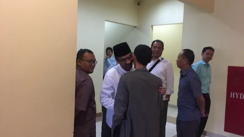 Abraham Samad tiba di Kantor DPP PKS (Liputan6.com/M Radityo)