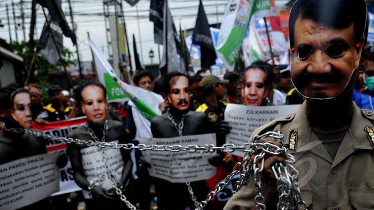 Demo Dukung Komjen Budi Gunawan di PN Jaksel