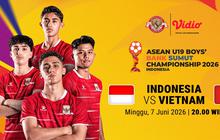 Saksikan ASEAN U-19 Boys Championship 2026 Antara Indonesia vs Vietnam di Vidio