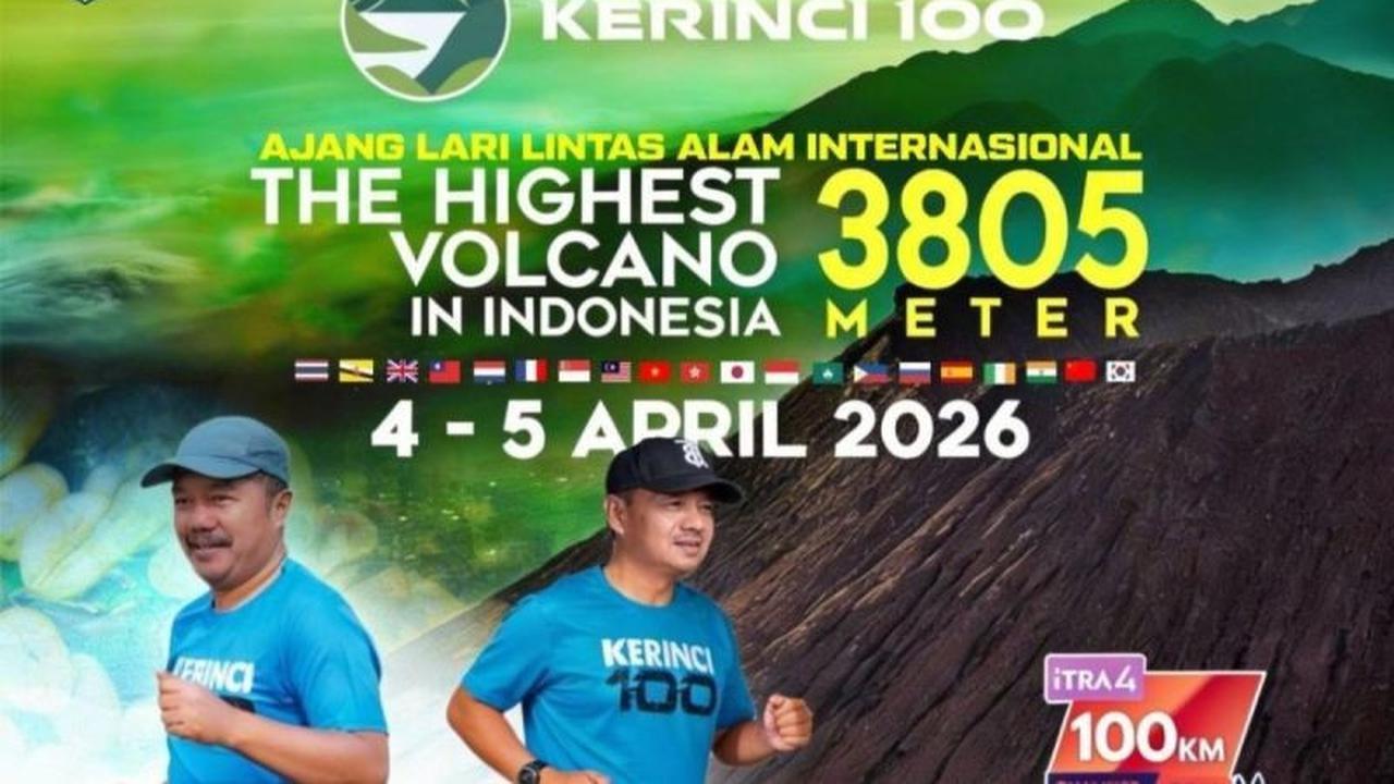 Lomba Lari Kerinci100 di Jambi: 835 Pelari dari 20 Negara Taklukkan Jalur Legendaris
