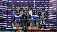Rey Ratukore sukses menangi podium pertama di kelas R25 pro pada Yamaha Sunday Race di akhir pekan kemarin (dokumen Yamaha)