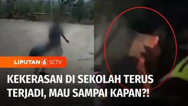 Perundungan hingga kekerasan di lingkungan sekolah kembali terjadi, kali ini seorang siswa di Cilacap dianiaya oleh temannya hingga terluka. Apa yang bisa memicu adanya kekerasan antar siswa di lingkungan sekolah.