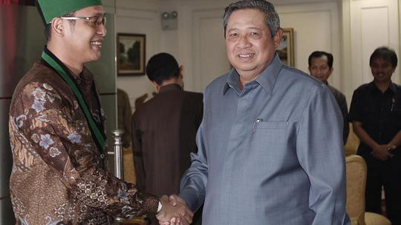 Presiden SBY sambut kedatangan Pengurus Besar HMI 