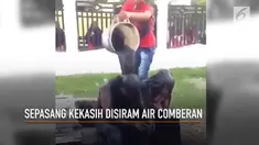 Sepasang kekasih asal Aceh Besar digerebek saat tengah berduaan di sebuah rumah.
