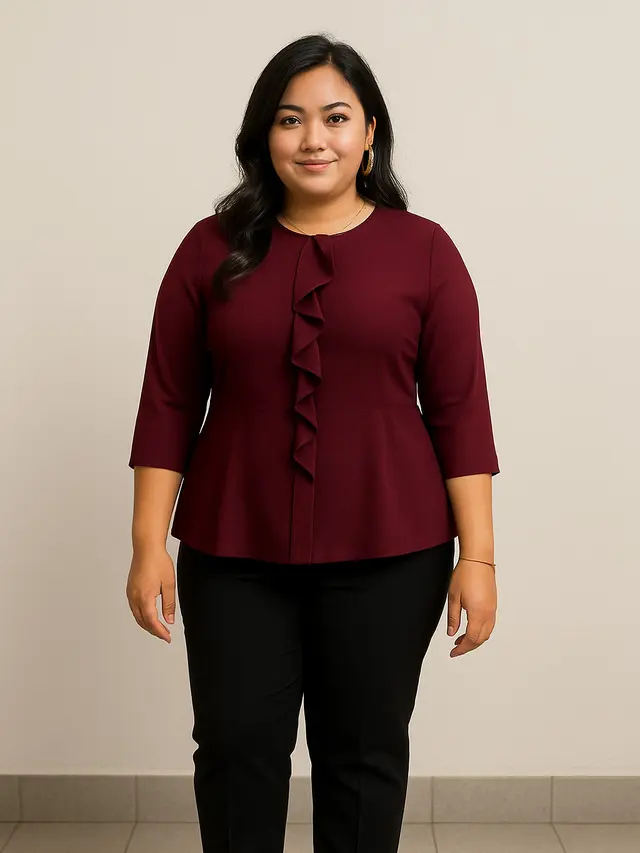 Atasan Wanita Trendy untuk Tubuh Curvy (Foto: ChatGPT)