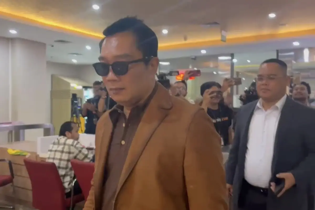 Ridwan Kamil Tiba di Bareskrim Polri untuk Jalani Tes DNA