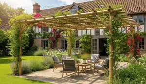 7 Model Pergola Bambu yang Cocok untuk Rumah Pedesaan, Bikin Halaman Makin Asri dan Sejuk