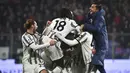 Kemenangan ini membuat Juventus bertengger di posisi tiga klasemen dengan 34 poin. Sementara Inter Milan membuntuti Nyonya Tua di posisi empat dengan 33 poin. (Massimo Paolone/LaPresse via AP)