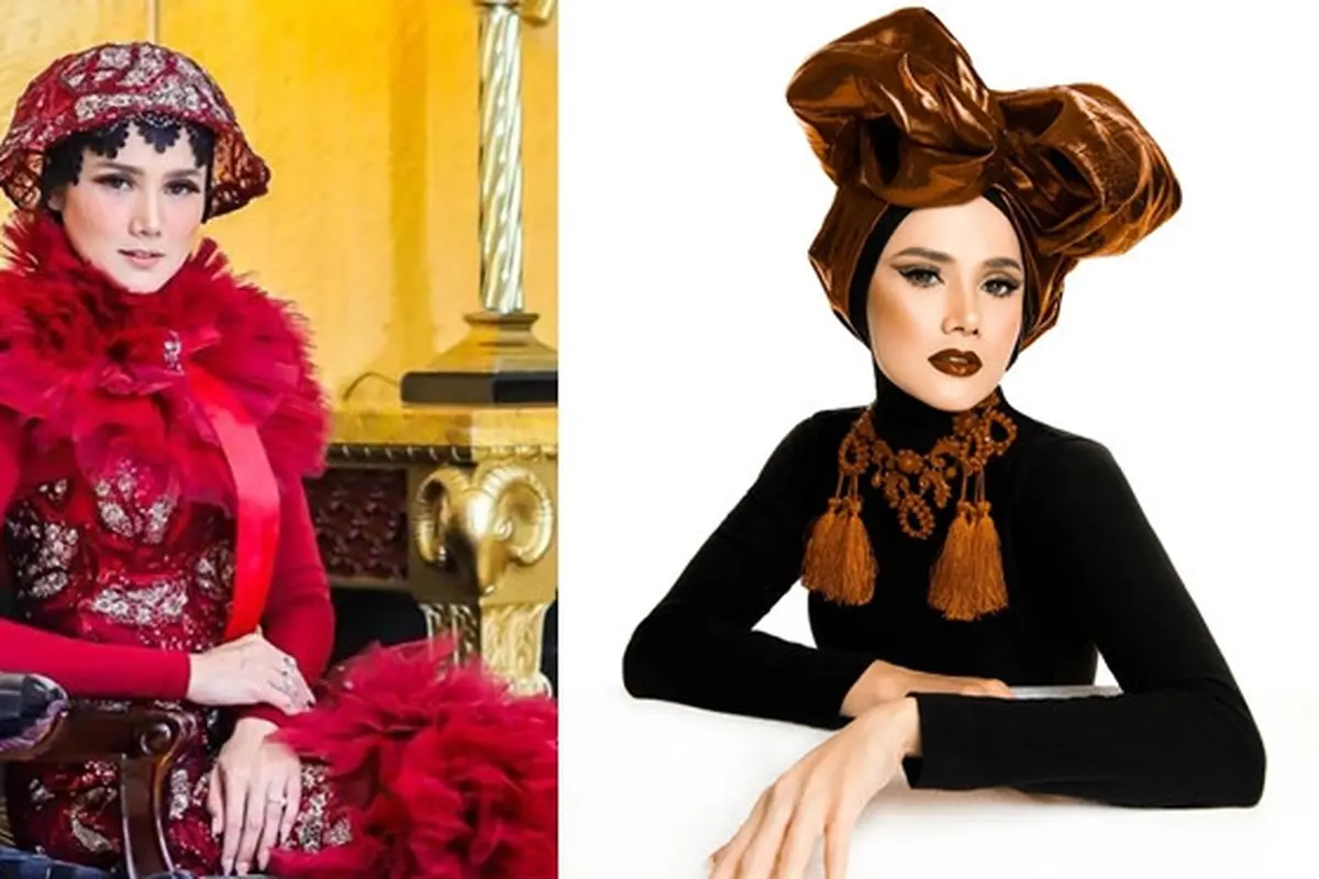 7 Gaya Mulan Jameela dengan Busana Nyentrik, Curi Perhatian