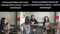 Bella Bonita saat jadi model video klip Denny Caknan (Sumber: TikTok/lituhayu_naeswari)