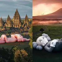 Korea Selatan menjadi negara pertama yang dikunjungi KAWS: HOLIDAY pada 2018, tepatnya di Danau Seokcheon, Seoul. [Instagram/arr.allrightsreserved]