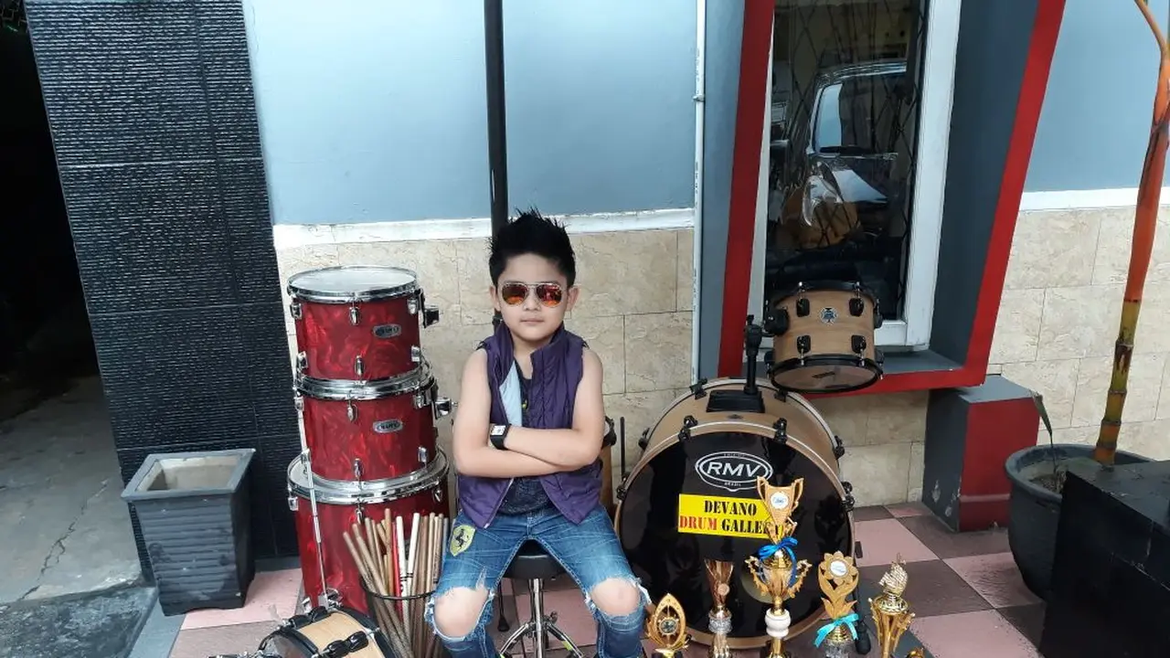 Drummer Cilik Devano Gabriel