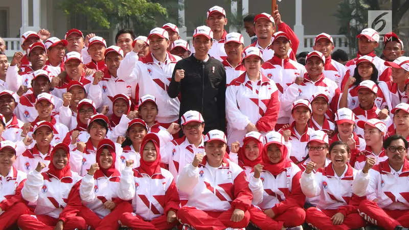 Presiden Jokowi Lepas Kontingen Indonesia ke SEA Games 2017