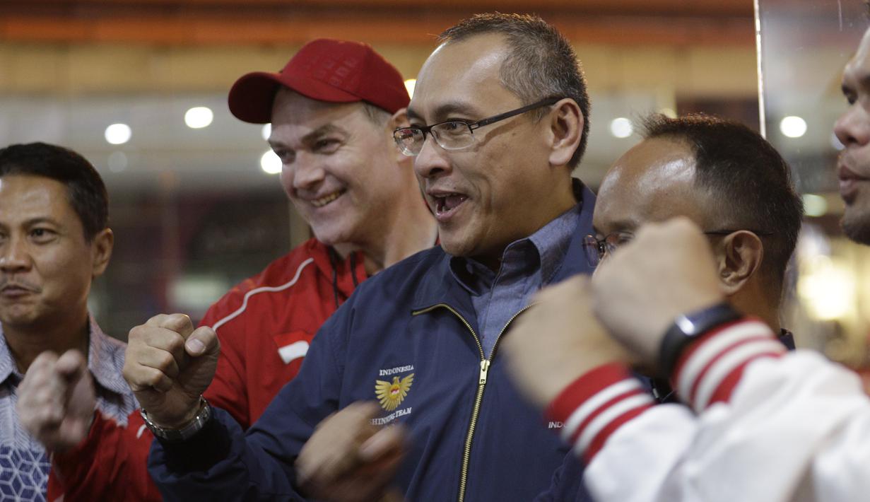 Foto 18 Atlet Timnas Hoki Es Indonesia Siap Berjuang Di Sea Games 2019 Sea Games Bola Com