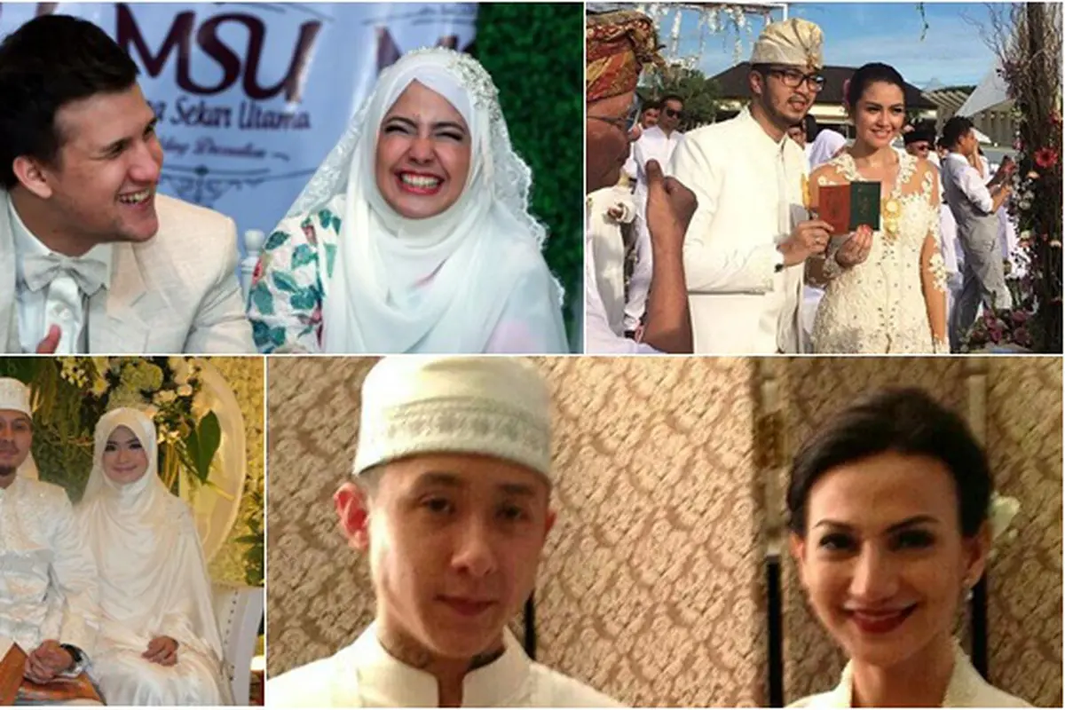 Pernikahan artis di tahun 2015