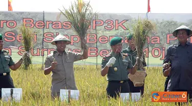 Citizen6, Cianjur: GP3K Intensifikasi ini bertujuan membantu pemerintah meningkatkan produksi padi dan kesejahteraan masyarakat, khususnya para Petani. (Pengirim: Pendam3)