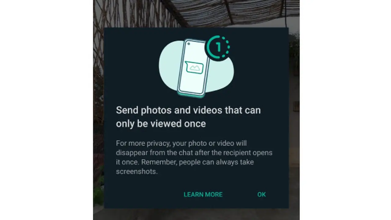 Cara Pakai Fitur View Once WhatsApp