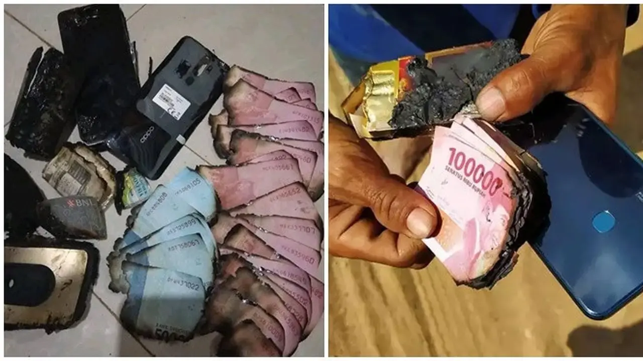 6 Momen Apes Uang Terbakar Ini Bikin Elus Dada, Hilang dalam Sekejap
