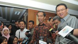 Ahok dan Jokowi (Liputan6.com/Herman Zakharia).