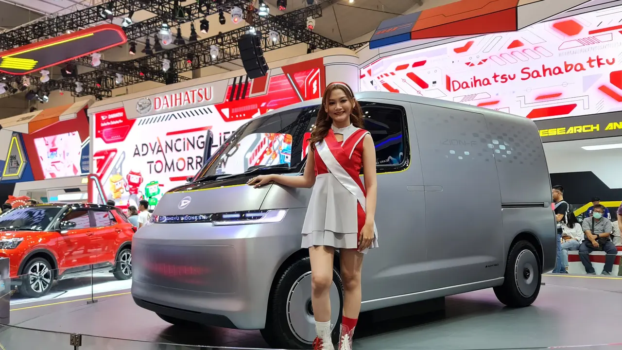 Suasana Booth Daihatsu di GIIAS 2023 saat 17 Agustus